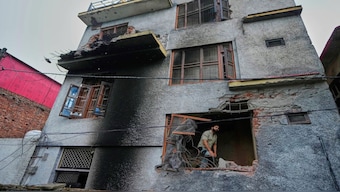 A resident inspects his house damaged by Pakistani artillery shelling in Poonch, along the Line of Control in Jammu and Kashmir. AP A resident inspects his house damaged by Pakistani artillery shelling in Poonch, along the Line of Control in Jammu and Kashmir. AP