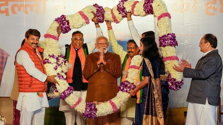 Delhi election results: BJP breaches AAP bastion, Congress loses all seats again